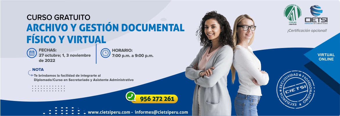 curso archivo y gestiOn documental fIsico y virtual 2022